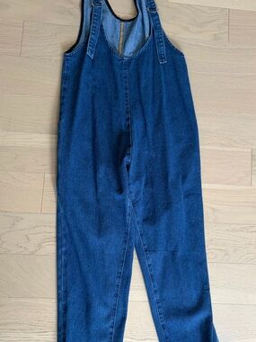 Amazon Blue Denim Relaxed Jumpsuit